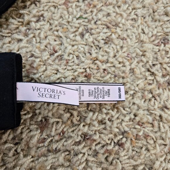 Victoria Secret Strapless Bra Black 36 D w/Underwire Body by Victoria - Picture 5 of 7